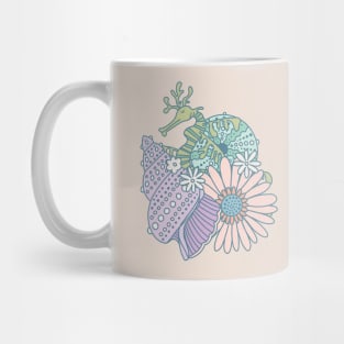 Sea Dragons Sea Shell Garden Mug